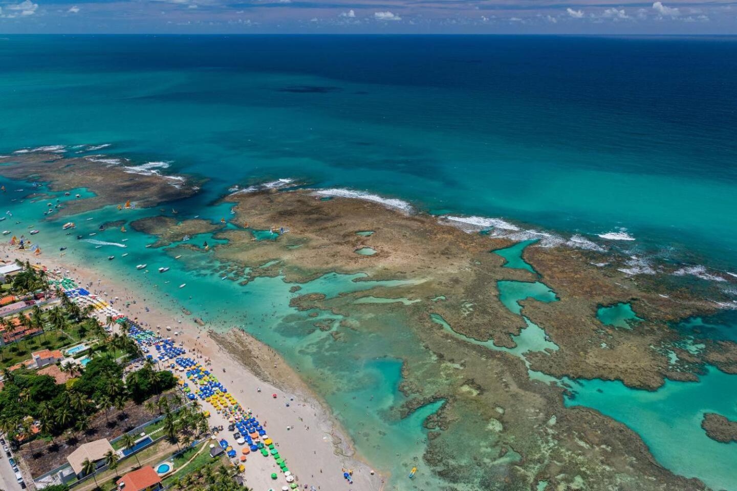 Studio Em Porto De Galinhas - Vista P Piscina Esterno foto